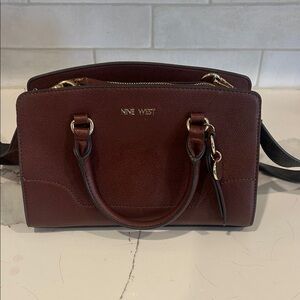 Nine West Dark Brown Satchel